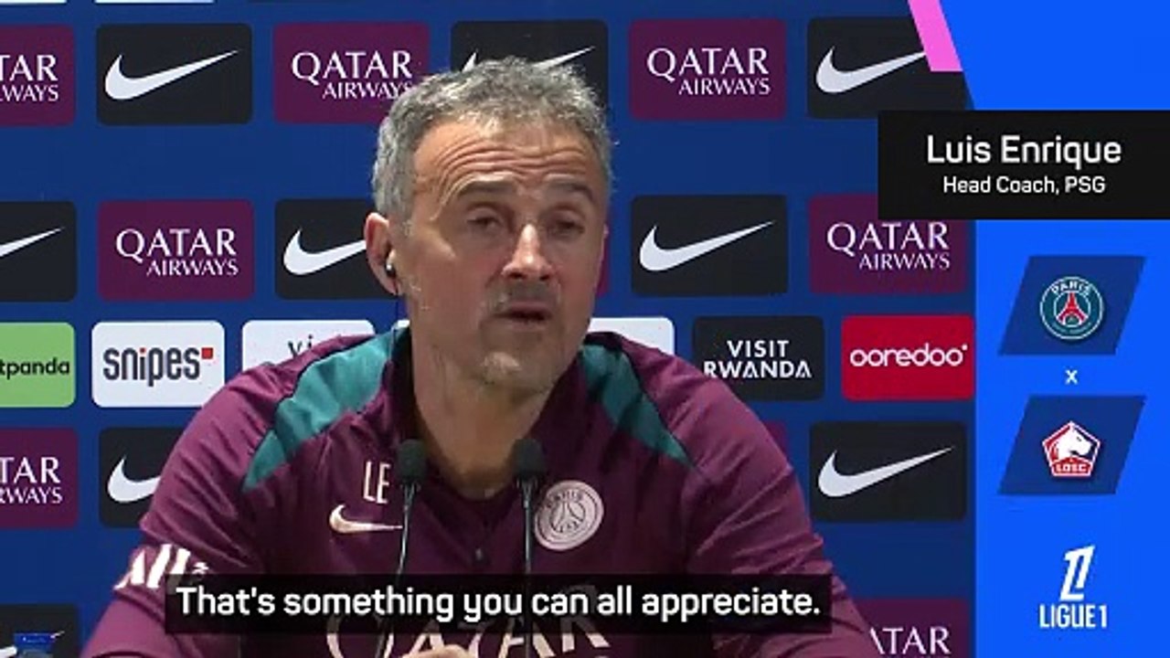 Enrique believes PSG and Liverpool are 'real' teams