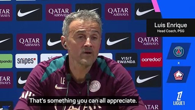 Enrique believes PSG and Liverpool are 'real' teams