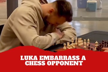 Destroys the competition! Luka Doncic absolutely annihilated an opponent in a game of chess