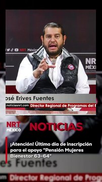¡Atención! Pepe Erives anunció que este viernes 28 de febrero es el último día de registro para la Pensión de Adultos Mayores