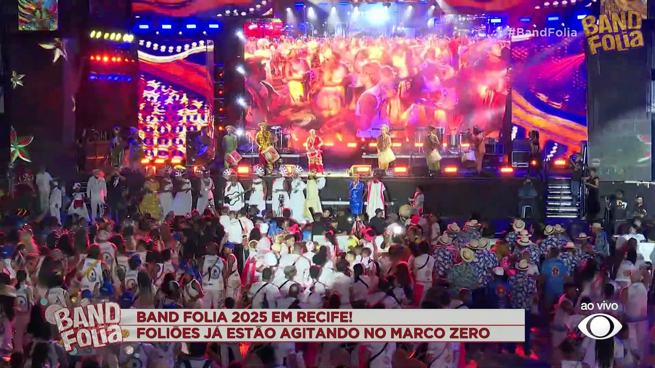 Artur Tigre e Moab Augusto falam ao vivo do Marco Zero | Band Folia 2025