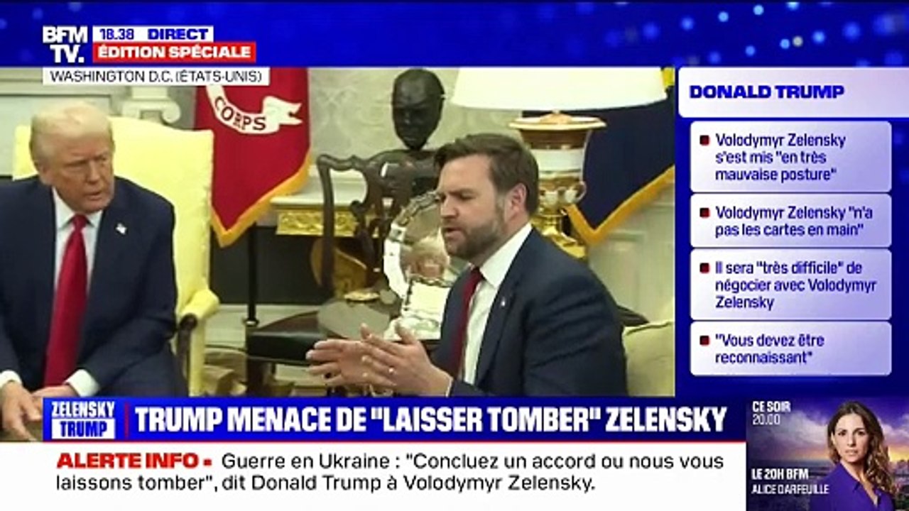 JD Vance: "La voie vers la paix et la prospérité, c'est peut-être de s'engager vers des voies diplomatiques"