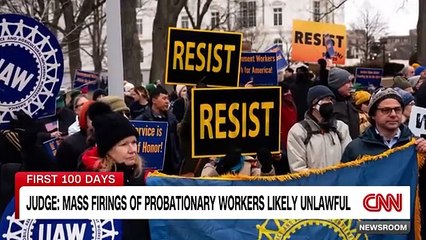 Judge halts mass firings of federal workers at some agencies