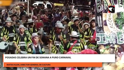 Posadas celebra un fin de semana a puro carnaval