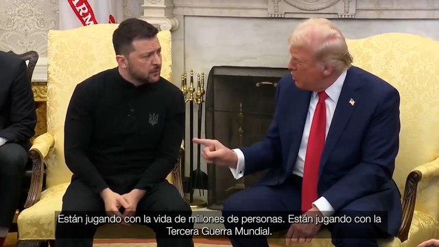 Alta tensión en la Casa Blanca, Trump a Zelenski: “Estás jugando con la vida de millones de personas. Estás jugando con la Tercera Guerra Mundial”