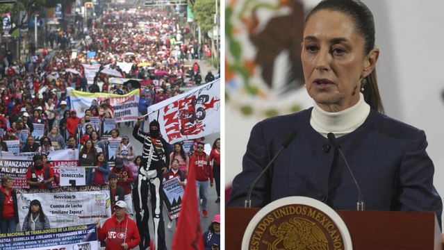 Claudia Sheinbaum garantiza no afectar a maestros de la CNTE con reforma a Ley del ISSSTE