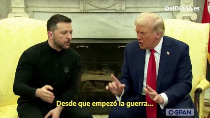 Trump, a gritos con Zelenski en el Despacho Oval: "Te estás jugando la tercera guerra mundial"
