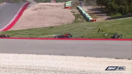 Formula 4 Spanish Winter Championship 2025 Portimao Race 1 Schaufler Baztarrica Big Crash