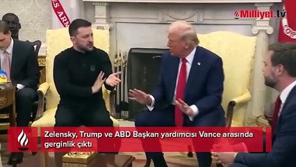 Trump - Zelenskiy görüşmesinde tansiyon yükseldi! 'Ülkemize saygısızlık ediyorsunuz'
