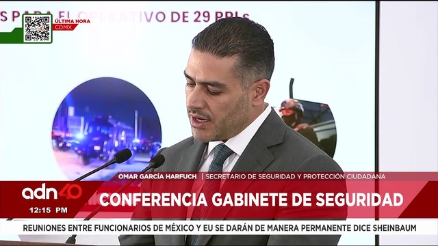 🚨¡Última Hora! Omar García Harfuch habla sobre el traslado de 29 narcotraficantes a EE.UU.
