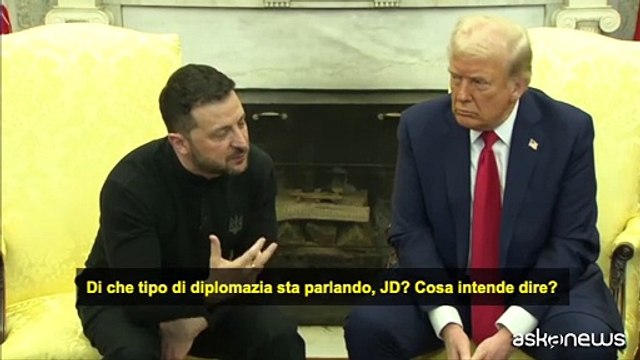 Vance accusa Zelensky nello Studio Ovale di essere irrispettoso