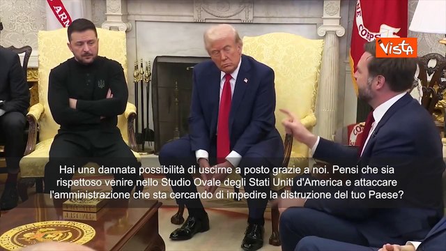 Trump-Zelensky, duro scontro nello Studio Ovale, Donald urla: Giochi con III Guerra Mondiale SOTTOT