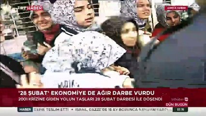28 Şubat'ta ekonomi ağır darbe aldı