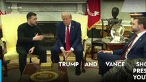 Trump and Vance Shout at Ukrainian President Zelenskyy for Not Saying 'Thank You' During Heated White House Meeting