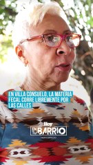 En Villa Consuelo, la materia fecal corre libremente por las calles