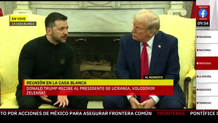 Donald Trump recibe a Volodimir Zelensky en la Casa Blanca