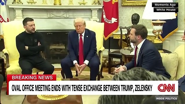 Watch tense Oval Office argument between Zelensky, Trump and Vance