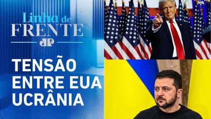 Trump diz que Zelensky tem que ser mais grato | LINHA DE FRENTE