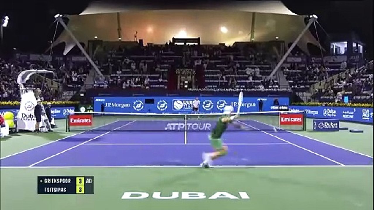 Dubaï - Tsitsipas en finale !