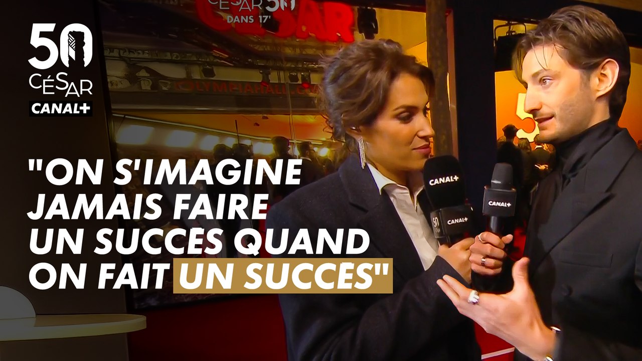 "On s'imagine jamais faire un succès quand on fait un succès" Pierre Niney au César 2025