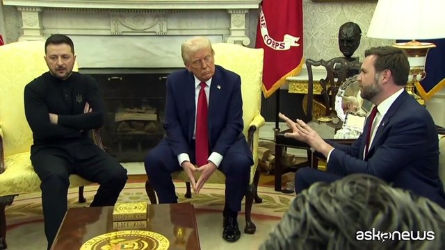 Urla alla Casa Bianca, Trump: Zelensky torni se pronto per la pace