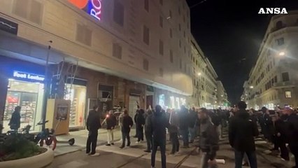 Saluti romani e "presente" a Roma per Miki Mantakas