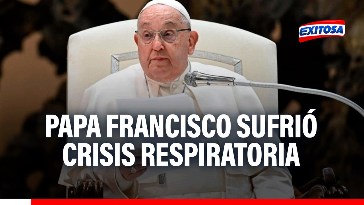 Papa Francisco sufrió crisis respiratoria y médicos lo indujeron a ventilación mecánica no invasiva