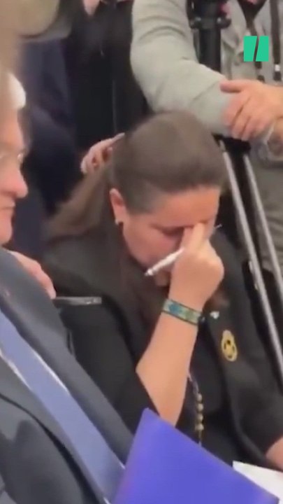 La viral reacción de la embajadora de Ucrania al ver la discusión entre Trump y Zelenski