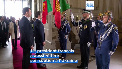 Au Portugal, Emmanuel Macron plaide pour une défense européenne renforcée