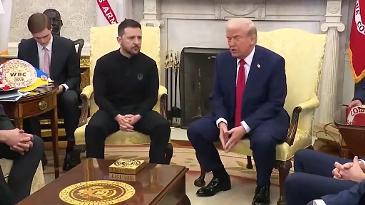 Video: Trump-Zelenskyy White House meet descends into shouting match
