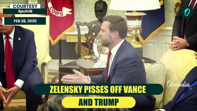 War at Oval Office: What Zelensky Said That Pissed off U.S President Trump & Vance So badly | Watch