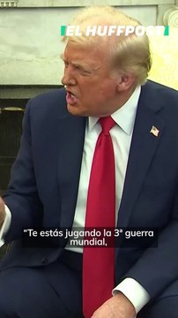 La insólita discusión entre Trump y Zelenski: Te estás jugando la 3ª guerra mundial