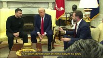 Tenso cruce entre Donald Trump y Volodimir Zelenski en la Casa Blanca