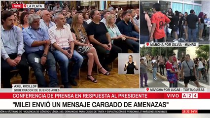 📣 AXEL KICILLOF: "MILEI SIGUE SIN RESPETAR LA DEMOCRACIA"