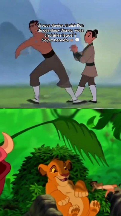 Mulan ou le roi lion ?