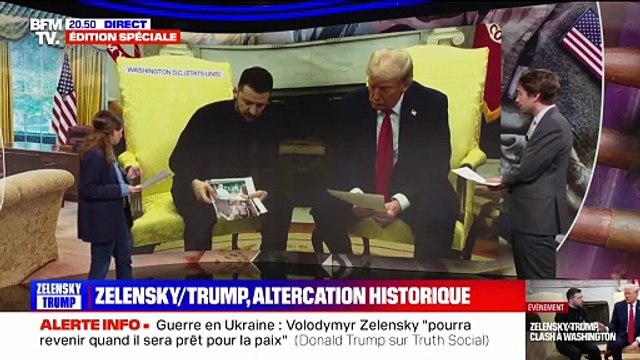 Ambassadrice ukrainienne gênée, agences de presse non-autorisées: retour sur la rencontre glaciale entre Donald Trump et Volodymyr Zelensky