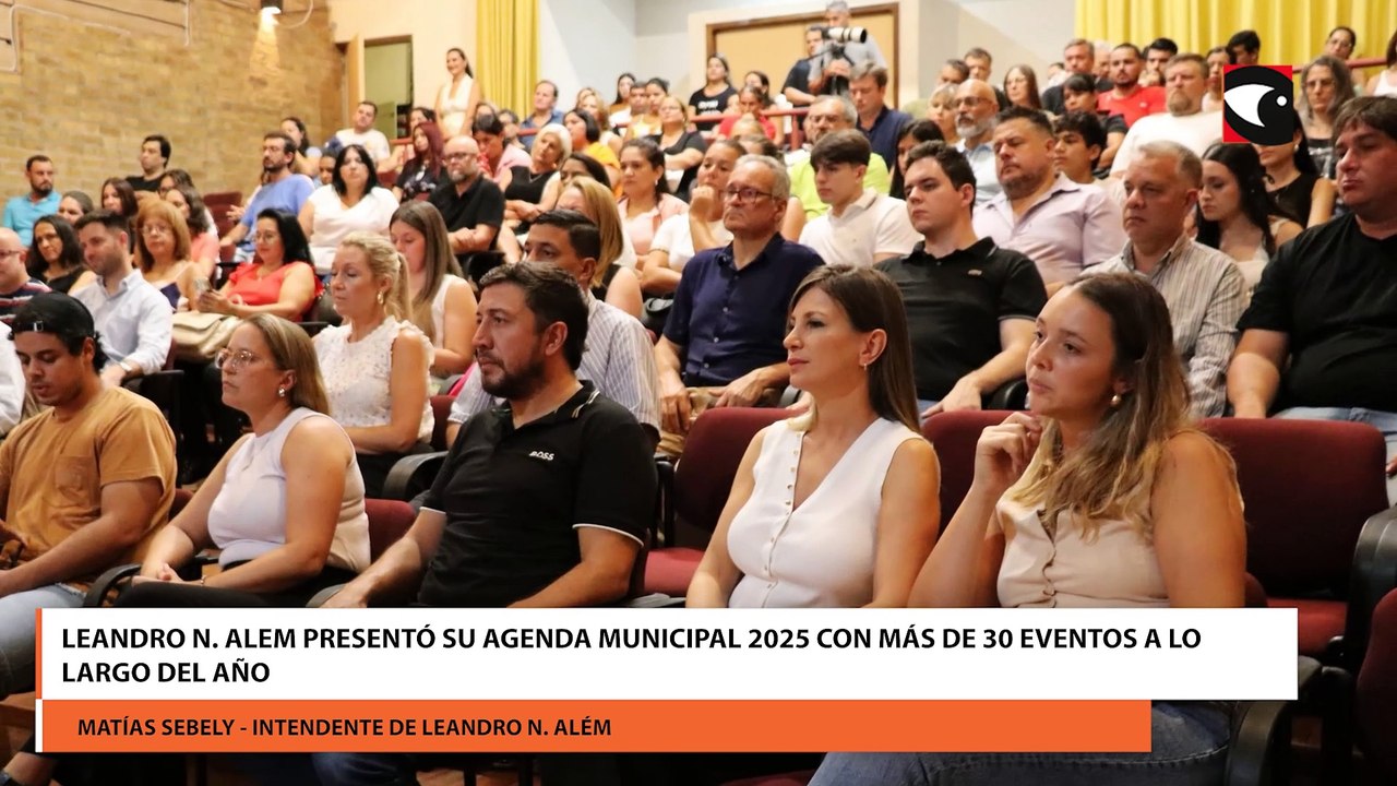 Leandro N. Alem presentó su agenda municipal 2025 con más de 30 eventos a lo largo del año