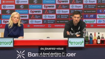 Leverkusen - Xabi Alonso : "On joue toujours à fond !"