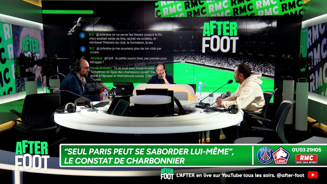 PSG - Losc : "Seul Paris peut se saborder tout seul", le constat de Charbonnier
