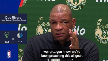 Rivers full of praise for his Bucks after another road win