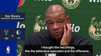 Rivers full of praise for his Bucks after another road win
