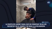 La faceta de Lamine Yamal que no conocías: deja los 'recortes' en el campo y se pasa a la peluquería