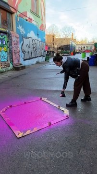 STREET ART MASTERMIND! Art with tiles🖌️