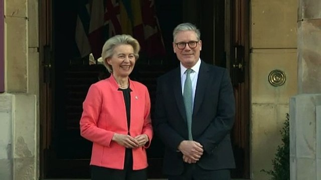 European leaders arrive for Ukraine summit in London