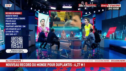 Nouveau record du monde pour Duplantis : 6.27m ! - L'Équipe du Soir - extrait