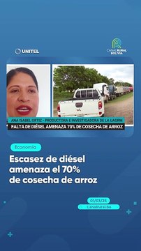 Escasez de diésel amenaza el 70% de cosecha de arroz