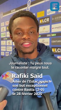 “Je rate le contrôle, après c’est du pur instinct”: Rafiki Saïd (Estac) raconte son but exceptionnel