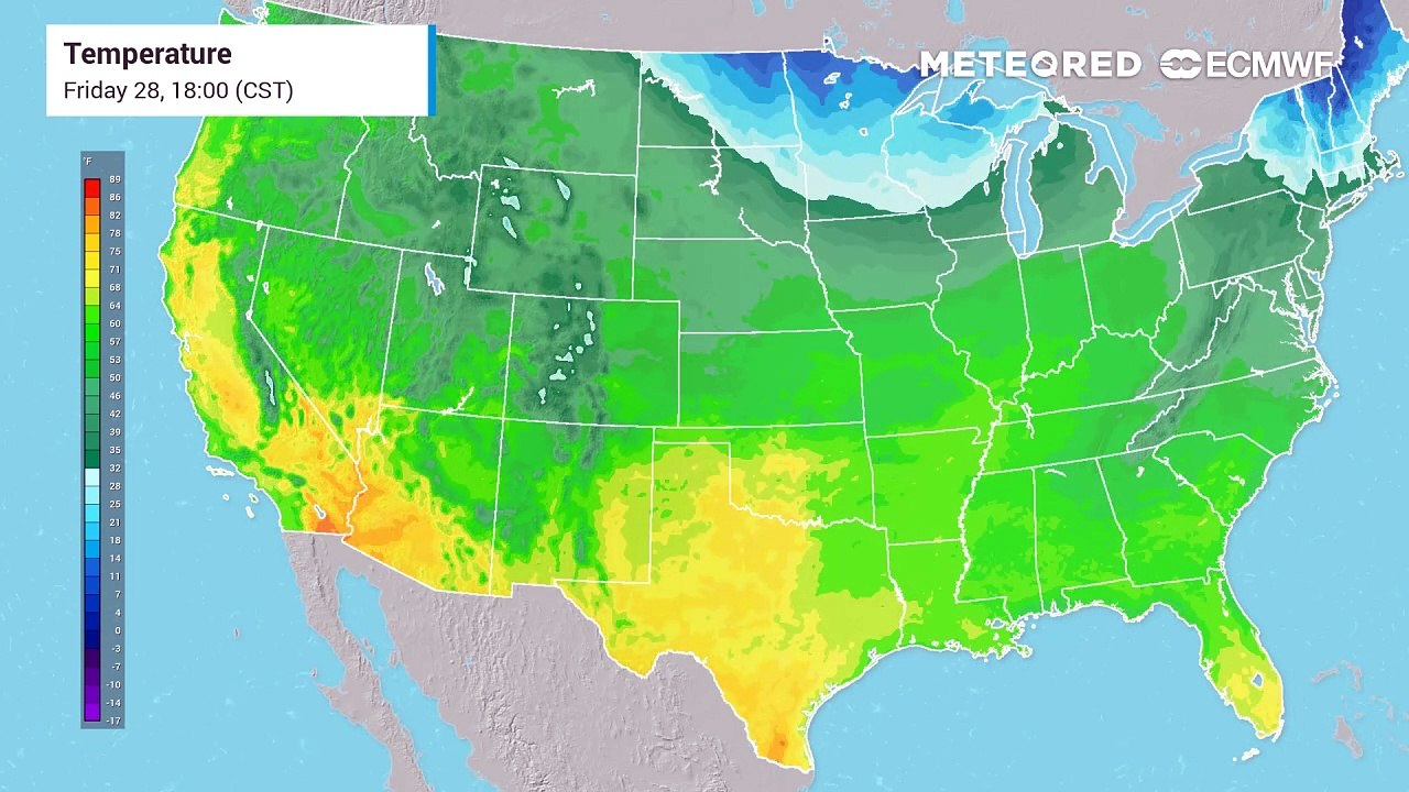 Temperatures climb before next big cold front