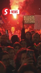 Protesters gather in Serbia's south for mass demonstration