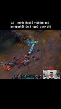Có 1 mình illaoi ở mid thôi mà làm gì phải tốn 3 người gank thế #illaoi #yone #lienminhhuyenthoai #leagueoflegends